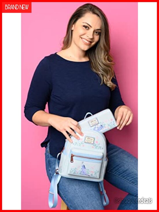 Loungefly Eeyore Mini Backpack Faux Leather Adjustable Strap Daypack